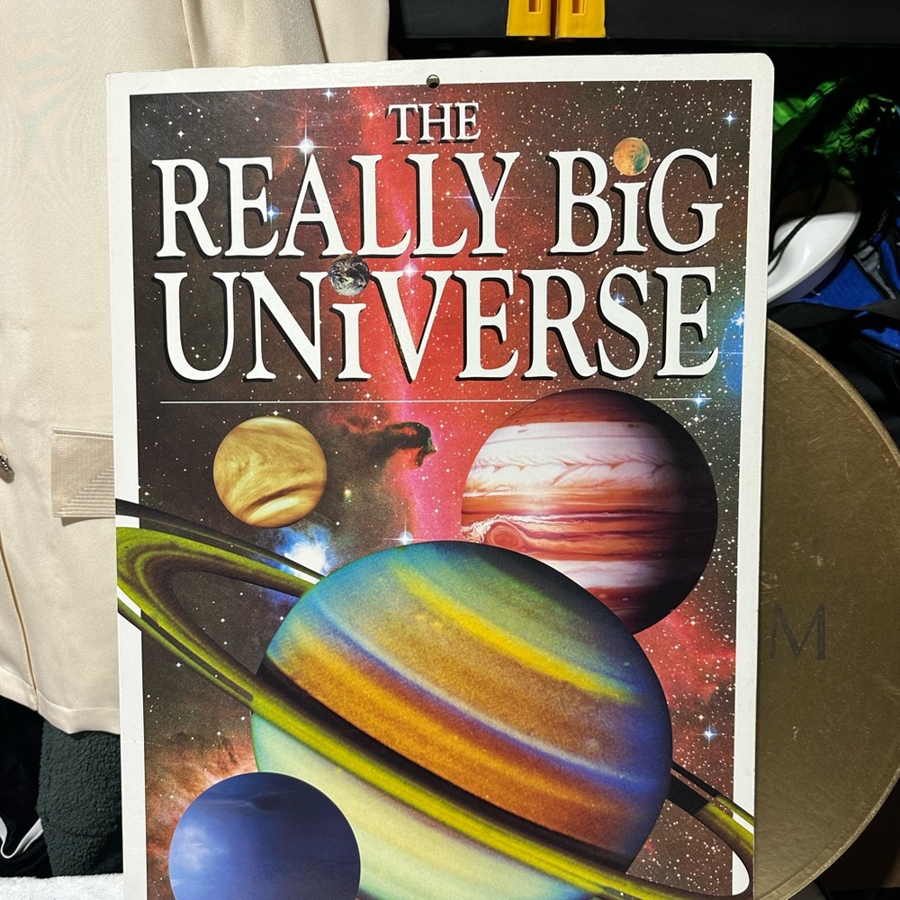 The Really Big Universe Wall Art - Colorful Planet Poster